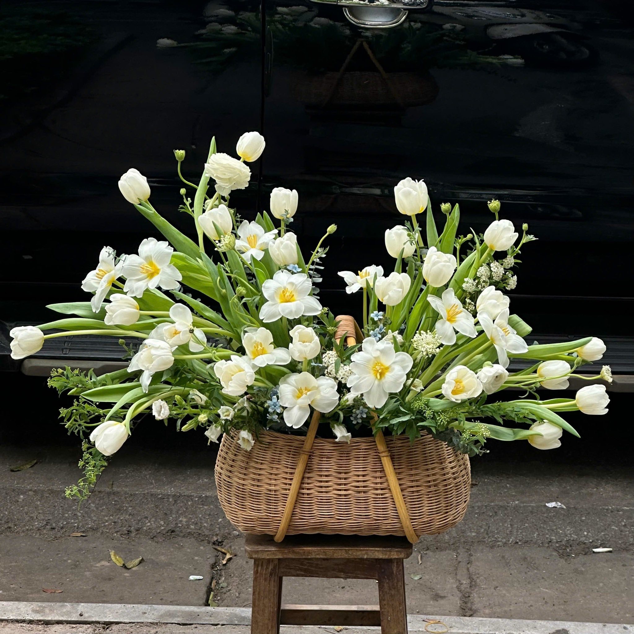 Alba Bloom Basket - Ý Nghĩa Hoa Cẩm Tú Cầu Theo Màu Sắc — Cách Chọn Hoa Tinh Tế Tại Hà Nội | Hoa Lang Thang