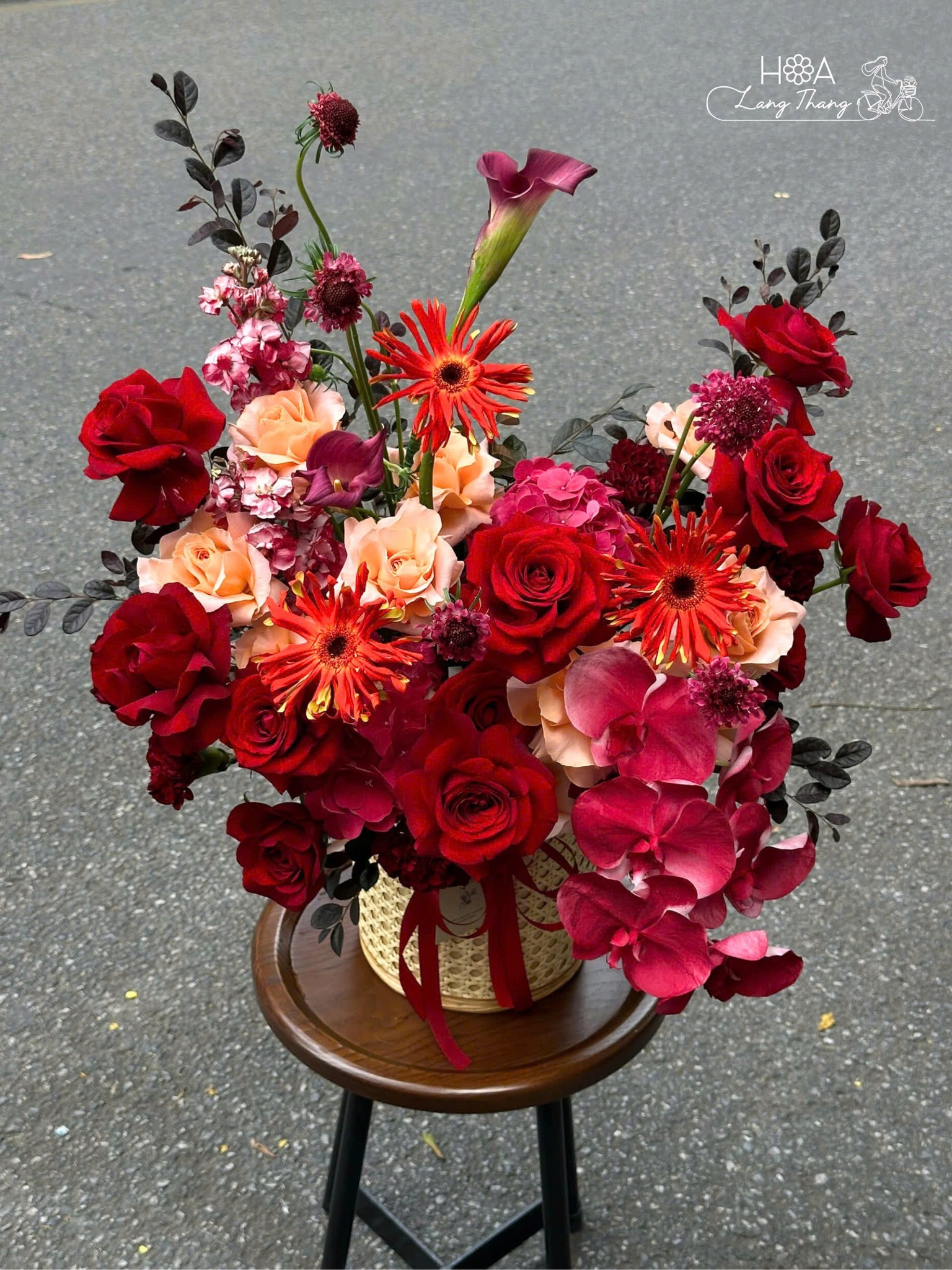 Rubina Basket - Cửa Hàng Bán Hoa Tulip Hà Nội Uy Tín – Hoa Lang Thang | Hoa Lang Thang