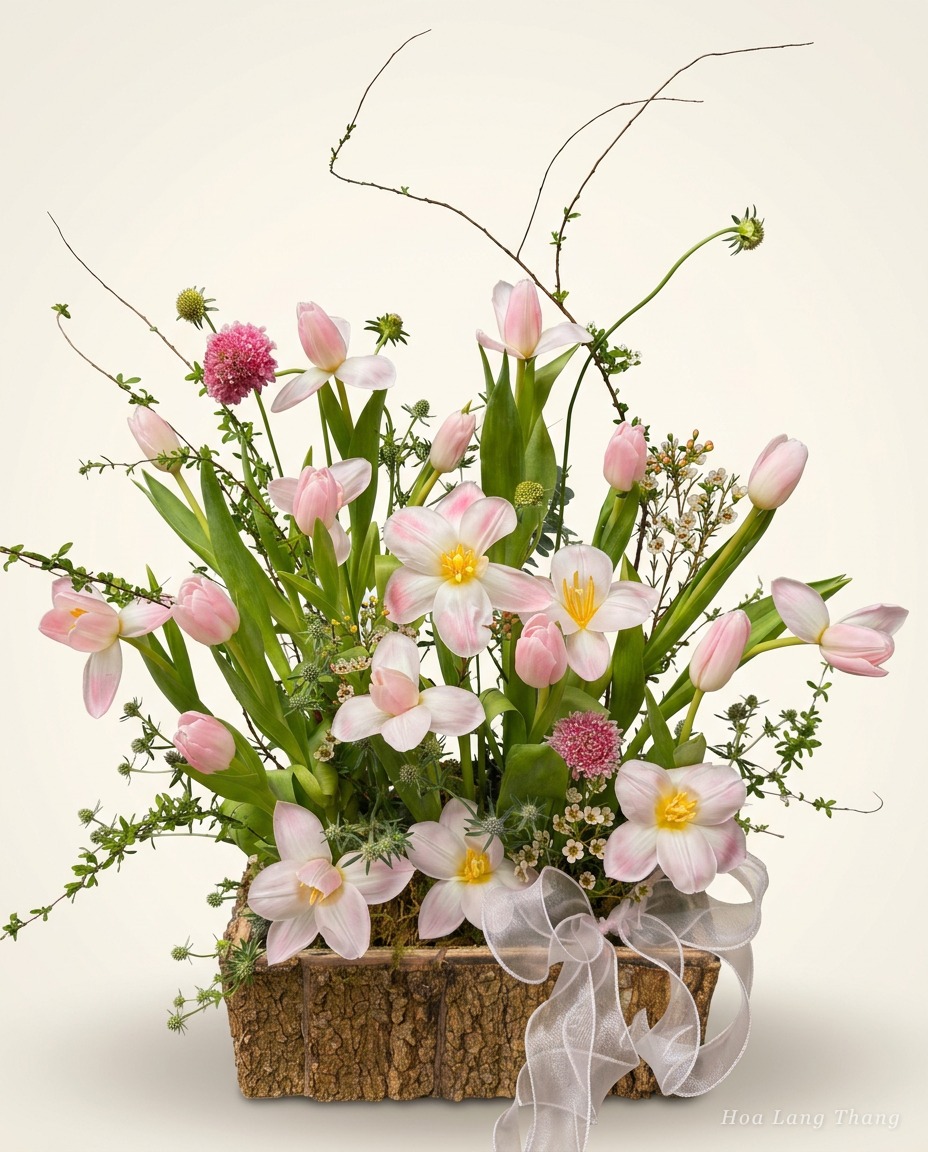 Sylva Bloom Box - tang sep hoa gi cho phu hop va y nghia | Hoa Lang Thang