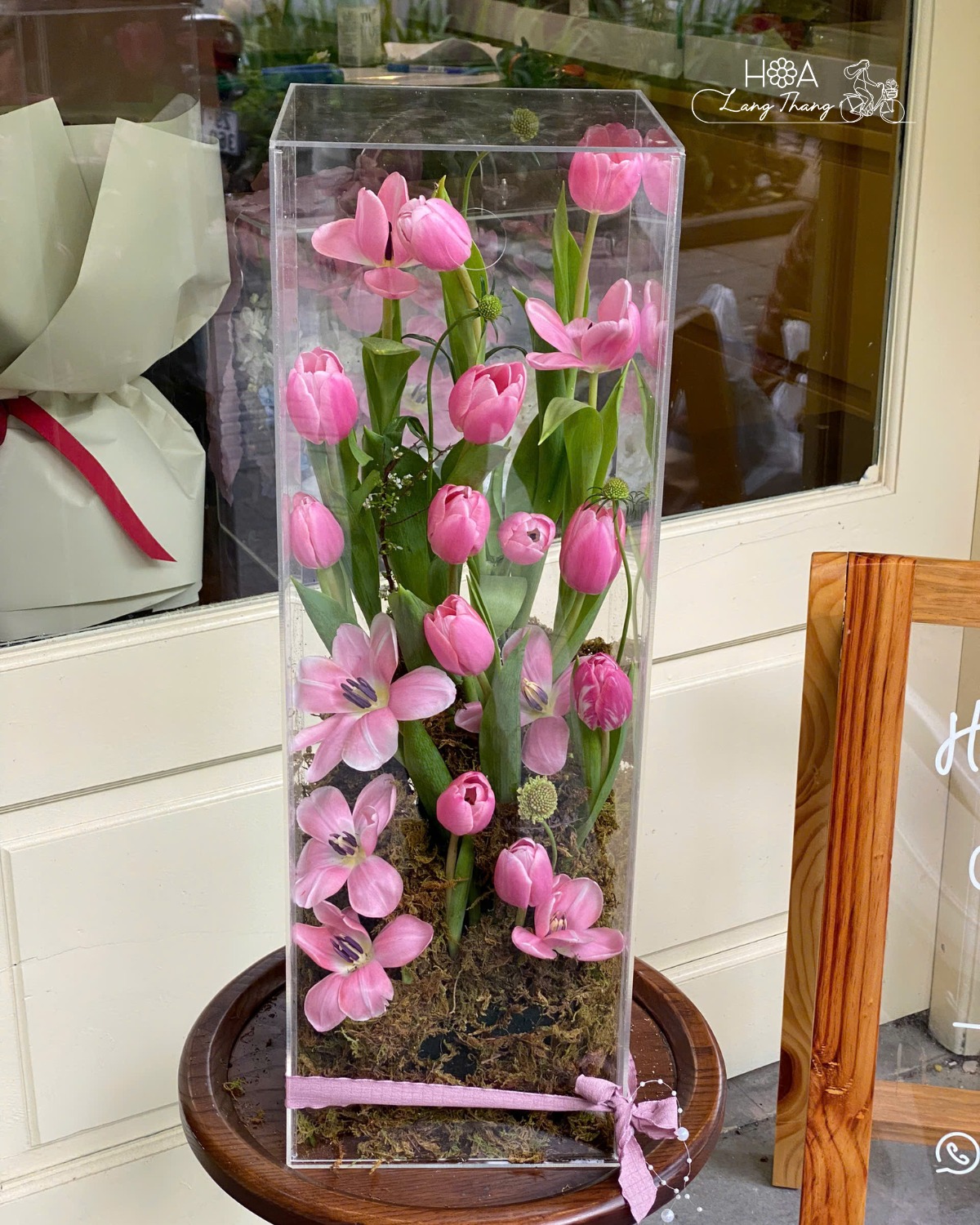 Seraphina Tulip - Lẵng Hoa Khai Trương Lớn Đẹp 10 Triệu — Sang Trọng, Đẳng Cấp Tại Hoa Lang Thang | Hoa Lang Thang